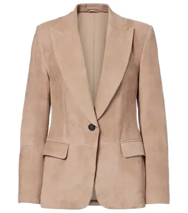 Brunello Cucinelli Suede blazer | Thumbnail 1 Brunello Cucinelli Suede blazer | Thumbnail 1