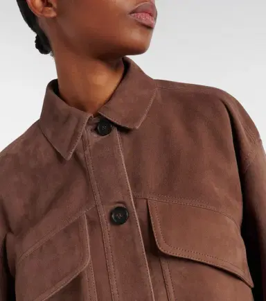 Brunello Cucinelli Monili cropped suede jacket | Thumbnail 5 Brunello Cucinelli Monili cropped suede jacket | Thumbnail 5