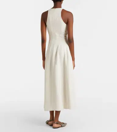 Brunello Cucinelli Cotton and silk maxi dress | Thumbnail 4 Brunello Cucinelli Cotton and silk maxi dress | Thumbnail 4