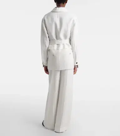 Brunello Cucinelli High-rise wide-leg pants | Thumbnail 5 Brunello Cucinelli High-rise wide-leg pants | Thumbnail 5