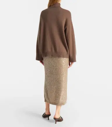 Brunello Cucinelli Lamé pencil skirt | Thumbnail 6 Brunello Cucinelli Lamé pencil skirt | Thumbnail 6
