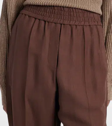 Brunello Cucinelli Mid-rise straight pants | Thumbnail 5 Brunello Cucinelli Mid-rise straight pants | Thumbnail 5