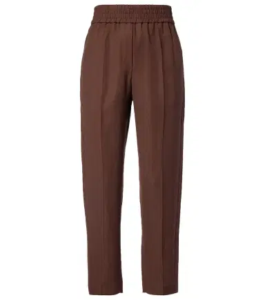 Brunello Cucinelli Mid-rise straight pants | Thumbnail 1 Brunello Cucinelli Mid-rise straight pants | Thumbnail 1