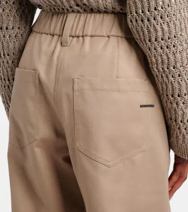 Brunello Cucinelli Cotton-blend straight pants | Thumbnail 5 Brunello Cucinelli Cotton-blend straight pants | Thumbnail 5