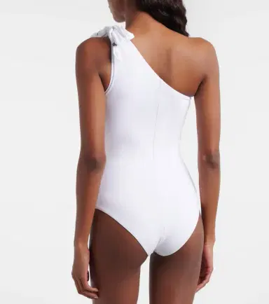 Brunello Cucinelli Monili one-shoulder swimsuit | Thumbnail 3 Brunello Cucinelli Monili one-shoulder swimsuit | Thumbnail 3