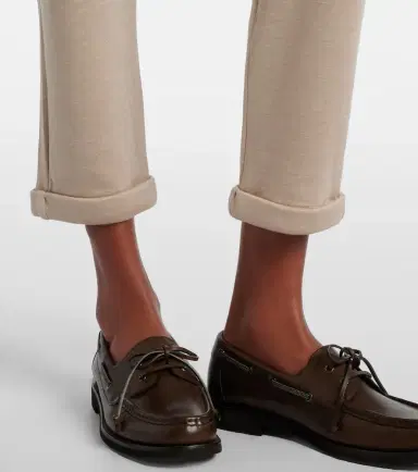 Brunello Cucinelli Monili cotton and silk-blend sweatpants | Thumbnail 6 Brunello Cucinelli Monili cotton and silk-blend sweatpants | Thumbnail 6