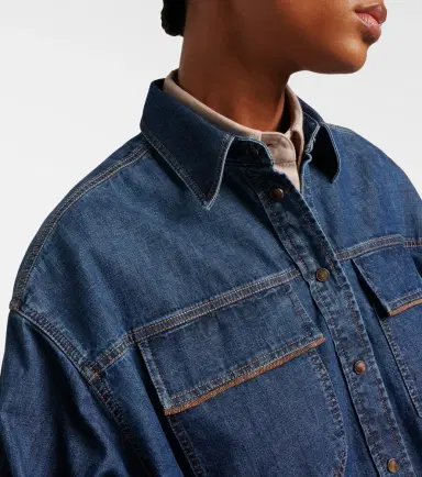 Brunello Cucinelli Monili denim jacket | Thumbnail 7 Brunello Cucinelli Monili denim jacket | Thumbnail 7