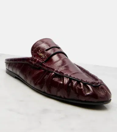 Saint Laurent Le Loafer eel leather mules | Thumbnail 2 Saint Laurent Le Loafer eel leather mules | Thumbnail 2