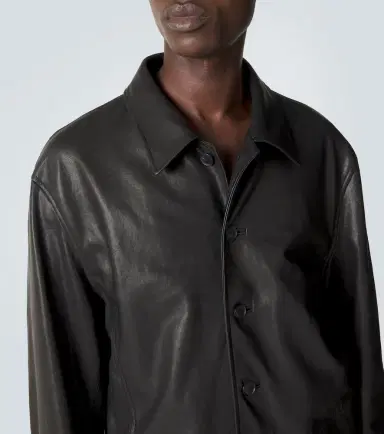 Auralee Leather blouson jacket | Thumbnail 4 Auralee Leather blouson jacket | Thumbnail 4