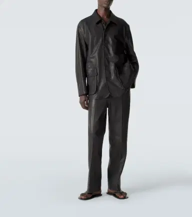 Auralee Leather blouson jacket | Thumbnail 6 Auralee Leather blouson jacket | Thumbnail 6