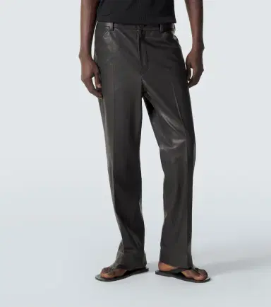 Auralee Leather straight pants | Thumbnail 3 Auralee Leather straight pants | Thumbnail 3