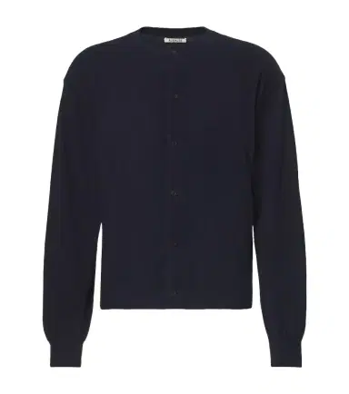 Auralee Cashmere and cotton cardigan | Thumbnail 1 Auralee Cashmere and cotton cardigan | Thumbnail 1