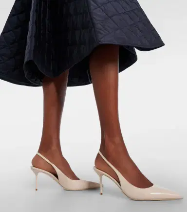 Paris Texas Lidia 70 leather slingback pumps | Thumbnail 5 Paris Texas Lidia 70 leather slingback pumps | Thumbnail 5