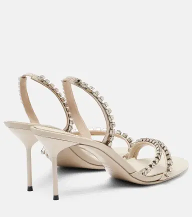 Paris Texas Lidia 70 crystal-embellished mules | Thumbnail 2 Paris Texas Lidia 70 crystal-embellished mules | Thumbnail 2