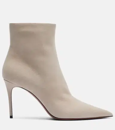 Paris Texas Vera 85 suede ankle boots | Thumbnail 3 Paris Texas Vera 85 suede ankle boots | Thumbnail 3