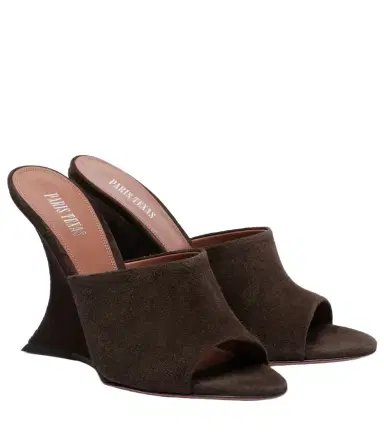Paris Texas Nina 105 suede mules | Thumbnail 1 Paris Texas Nina 105 suede mules | Thumbnail 1