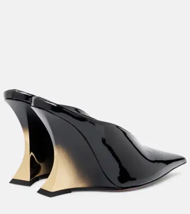 Paris Texas Nina 105 patent leather wedge mules | Thumbnail 4 Paris Texas Nina 105 patent leather wedge mules | Thumbnail 4