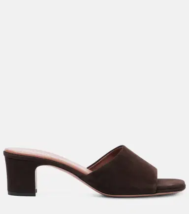 Paris Texas Ava suede mules | Thumbnail 2 Paris Texas Ava suede mules | Thumbnail 2