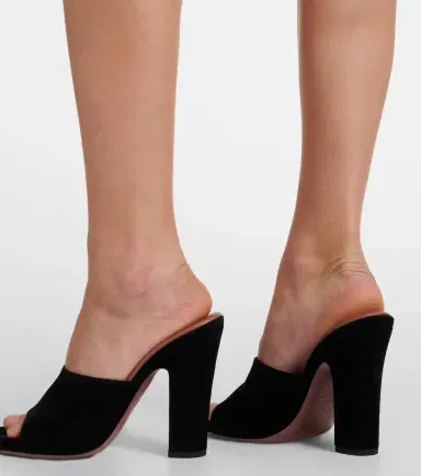 Paris Texas Ava suede mules | Thumbnail 6 Paris Texas Ava suede mules | Thumbnail 6