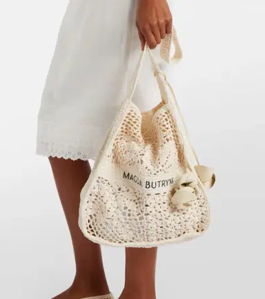 Magda Butrym Small crochet tote bag | Thumbnail 4 Magda Butrym Small crochet tote bag | Thumbnail 4
