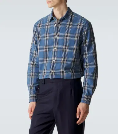 dunhill Plaid cotton shirt | Thumbnail 3 dunhill Plaid cotton shirt | Thumbnail 3
