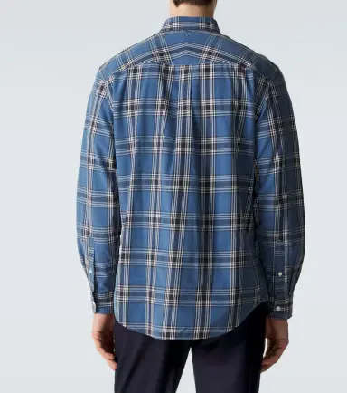 dunhill Plaid cotton shirt | Thumbnail 4 dunhill Plaid cotton shirt | Thumbnail 4