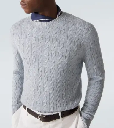 dunhill Cable-knit cashmere and linen sweater | Thumbnail 2 dunhill Cable-knit cashmere and linen sweater | Thumbnail 2