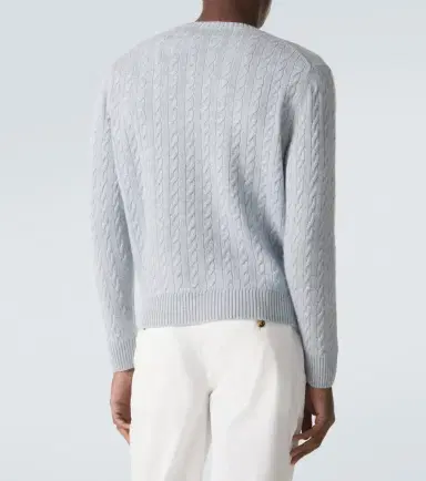 dunhill Cable-knit cashmere and linen sweater | Thumbnail 5 dunhill Cable-knit cashmere and linen sweater | Thumbnail 5
