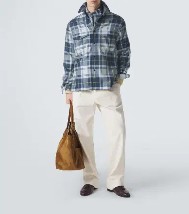 dunhill Plaid cashmere overshirt | Thumbnail 2 dunhill Plaid cashmere overshirt | Thumbnail 2