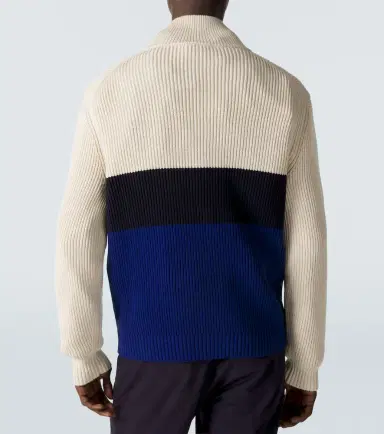 Dunhill Colorblocked cotton and silk sweater | Thumbnail 3 Dunhill Colorblocked cotton and silk sweater | Thumbnail 3