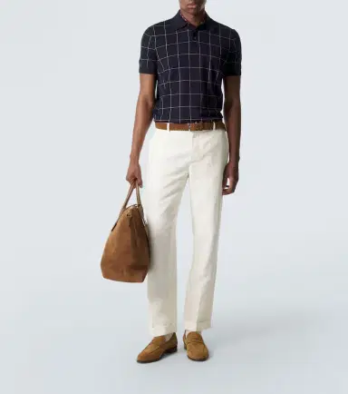 dunhill Colorblocked cotton and silk sweater | Thumbnail 5 dunhill Colorblocked cotton and silk sweater | Thumbnail 5