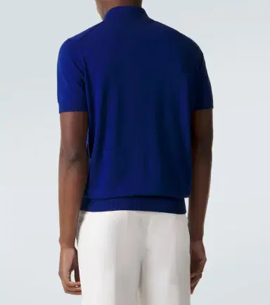 Dunhill Cotton and silk polo shirt | Thumbnail 3 Dunhill Cotton and silk polo shirt | Thumbnail 3