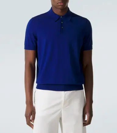 Dunhill Cotton and silk polo shirt | Thumbnail 5 Dunhill Cotton and silk polo shirt | Thumbnail 5