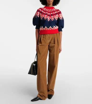 Altuzarra Marty Fair Isle cotton sweater | Thumbnail 4 Altuzarra Marty Fair Isle cotton sweater | Thumbnail 4