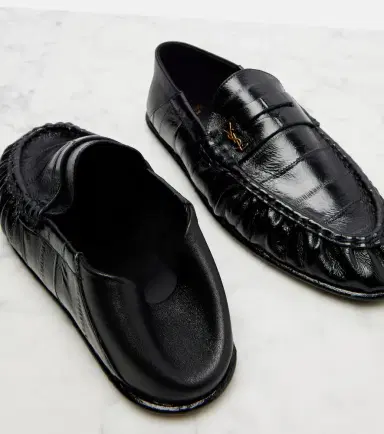Saint Laurent Eel leather penny loafers | Thumbnail 3 Saint Laurent Eel leather penny loafers | Thumbnail 3