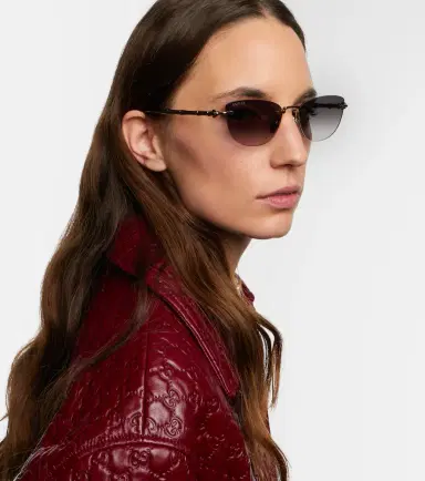 Gucci Bamboo cat-eye sunglasses | Thumbnail 3 Gucci Bamboo cat-eye sunglasses | Thumbnail 3