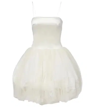 Danielle Frankel Bridal Sadie wool and silk corset dress | Thumbnail 1 Danielle Frankel Bridal Sadie wool and silk corset dress | Thumbnail 1