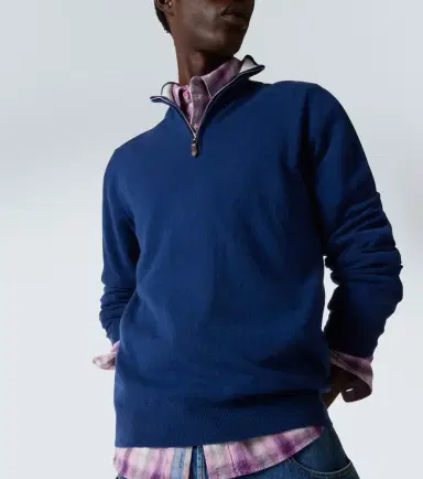 Arch4 Mr Fenchurch cashmere half-zip sweater | Thumbnail 4 Arch4 Mr Fenchurch cashmere half-zip sweater | Thumbnail 4