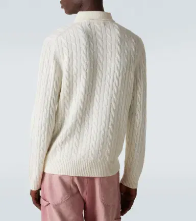 Arch4 Cable-knit cashmere polo sweater | Thumbnail 3 Arch4 Cable-knit cashmere polo sweater | Thumbnail 3