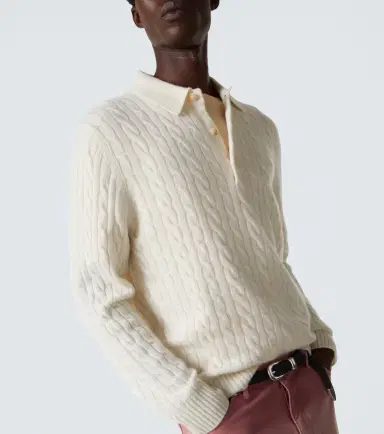 Arch4 Cable-knit cashmere polo sweater | Thumbnail 5 Arch4 Cable-knit cashmere polo sweater | Thumbnail 5