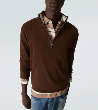 Arch4 Mr Fenchurch cashmere half-zip sweater | Thumbnail 7 Arch4 Mr Fenchurch cashmere half-zip sweater | Thumbnail 7