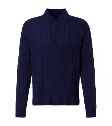 Arch4 Cable-knit cashmere polo sweater | Thumbnail 1 Arch4 Cable-knit cashmere polo sweater | Thumbnail 1