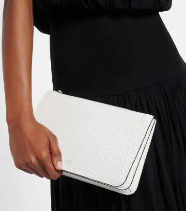 TOTEME Threefold croc-effect leather clutch | Thumbnail 6 TOTEME Threefold croc-effect leather clutch | Thumbnail 6