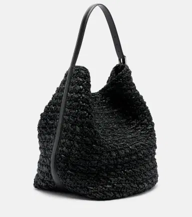 Toteme Belted leather-trimmed raffia tote bag | Thumbnail 2 Toteme Belted leather-trimmed raffia tote bag | Thumbnail 2