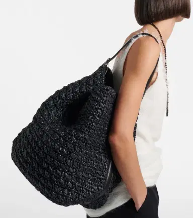 Toteme Belted leather-trimmed raffia tote bag | Thumbnail 5 Toteme Belted leather-trimmed raffia tote bag | Thumbnail 5