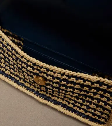 Christian Louboutin Bettina Mini leather-trimmed crochet clutch | Thumbnail 3 Christian Louboutin Bettina Mini leather-trimmed crochet clutch | Thumbnail 3