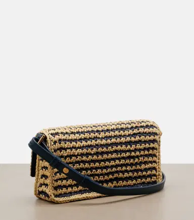 Christian Louboutin Bettina Mini leather-trimmed crochet clutch | Thumbnail 4 Christian Louboutin Bettina Mini leather-trimmed crochet clutch | Thumbnail 4