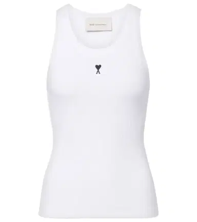 AMI PARIS Ami De Caur cotton jersey tank top | Thumbnail 1 AMI PARIS Ami De Caur cotton jersey tank top | Thumbnail 1