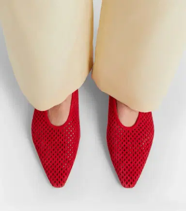 Jil Sander Perforated suede ballet flats | Thumbnail 6 Jil Sander Perforated suede ballet flats | Thumbnail 6