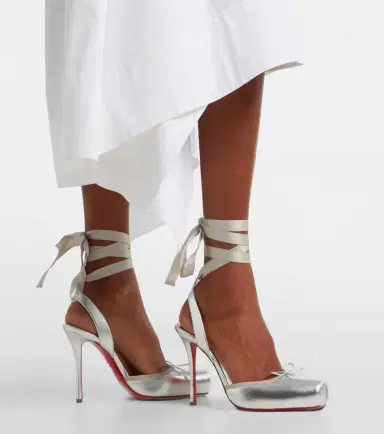 Christian Louboutin Cassia metallic leather pumps | Thumbnail 5 Christian Louboutin Cassia metallic leather pumps | Thumbnail 5